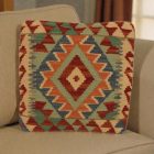 Obliečka na vankúš Kilim 45x45 ručne tkaný vankúš