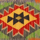 Ručne tkaný obliečka na vankúš Kilim 45x45 afganský dekoračný vankúš