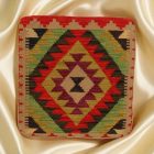 Ručne tkaný vankúš 45x45 Obliečka na vankúš Kilim