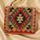 Ručne tkaný vankúš 45x45 Obliečka na vankúš Kilim