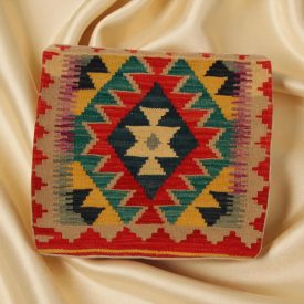Ručne tkaný vankúš 45x45 Obliečka na vankúš Kilim