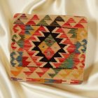 Ručne tkaný vankúš 45x45 Obliečka na vankúš Kilim