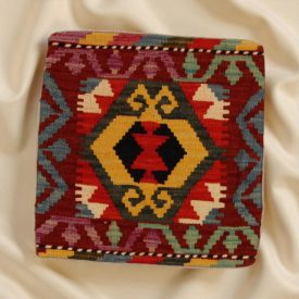 Ručne tkaný vankúš 45x45 Obliečka na vankúš Kilim