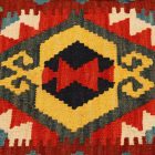Ručne tkaný vankúš 45x45 Obliečka na vankúš Kilim