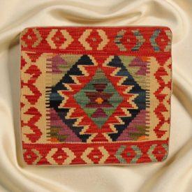   Ručne tkaná obliečka na vankúš 45x45 Kilimový dekoračný vankúš
