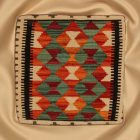 Ručne tkaný vankúš 45x45 Kilim poťah na vankúš