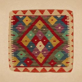 Ručne tkaný vankúš 45x45 Kilim poťah na vankúš