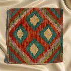 Dekoračný vankúš Kilim 45x45 ručne tkaný obliečka na vankúš