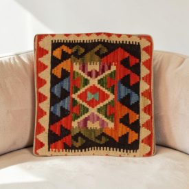   Orientálny dekoračný vankúš 40x40 ručne tkaná kilimová poťah na vankúš