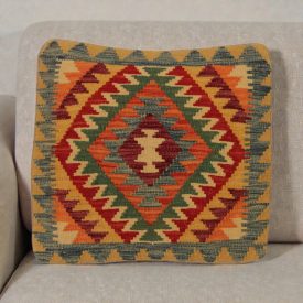   Ručne tkaný dekoračný vankúš 50x50 obliečka na vankúš Kilim
