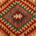 Ručne tkaný dekoračný vankúš 50x50 obliečka na vankúš Kilim