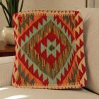 Obliečka na vankúš Kilim 50x50 ručne tkaný dekoračný vankúš