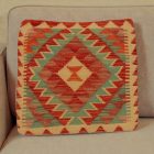 Ručne tkaný poťah na vankúš 50x50 dekoračný vankúš Kilim
