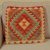 Ručne tkaný poťah na vankúš 50x50 dekoračný vankúš Kilim
