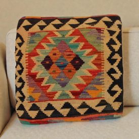   Obliečka na vankúš Kilim 45x45 ručne tkaný dekoračný vankúš