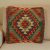 Obliečka na vankúš Kilim 50x50 ručne tkaný vankúš