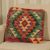 Ručne tkaná obliečka na vankúš Kilim 50x50 afganský dekoračný vankúš