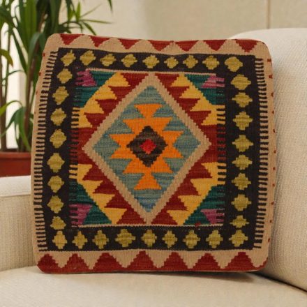 Ručne tkaný poťah na vankúš 45x50 dekoračný vankúš Kilim