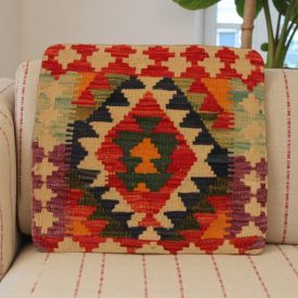 Vankúš Kilim 45x45 ručne tkaný obliečka na vankúš
