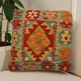   Obliečka na vankúš Kilim 50x50 ručne tkaný dekoračný vankúš
