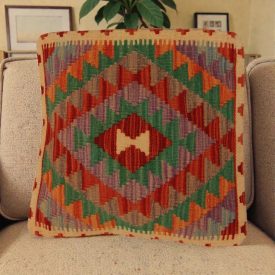 Vankúš Kilim 50x50 ručne tkaný obliečka na vankúš