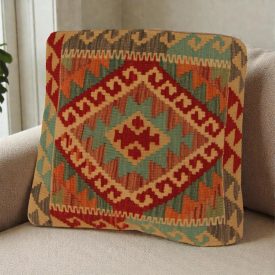   Obliečka na vankúš Kilim 50x50 ručne tkaný dekoračný vankúš