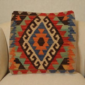   Obliečka na vankúš Kilim 50x50 ručne tkaný dekoračný vankúš