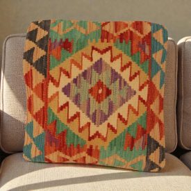   Ručne tkaný poťah na vankúš 50x50 dekoračný vankúš Kilim