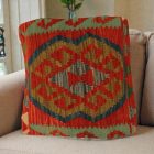 Obliečka na vankúš Kilim 50x50 ručne tkaný dekoračný vankúš