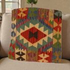 Ručne tkaný dekoračný vankúš 50x50 obliečka na vankúš Kilim