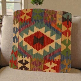   Ručne tkaný dekoračný vankúš 50x50 obliečka na vankúš Kilim