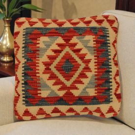 Ručne tkaný vankúš 50x50 obliečka na vankúš Kilim