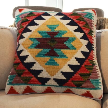 Vankúš Kilim 45x45 ručne tkaná obliečka na vankúš