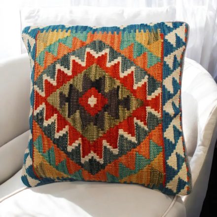 Vankúš Kilim 45x45 ručne tkaná obliečka na vankúš