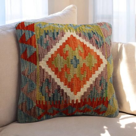 Ručne tkaný vankúš 45x45 Obliečka na vankúš Kilim