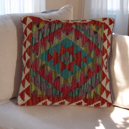Ručne tkaný vankúš 45x45 Kilim poťah na vankúš