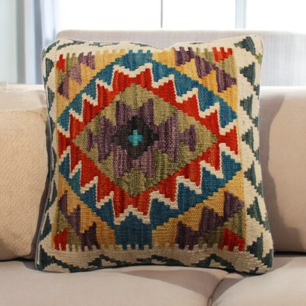 Ručne tkaný dekoračný vankúš 45x45 Obliečka na vankúš Kilim