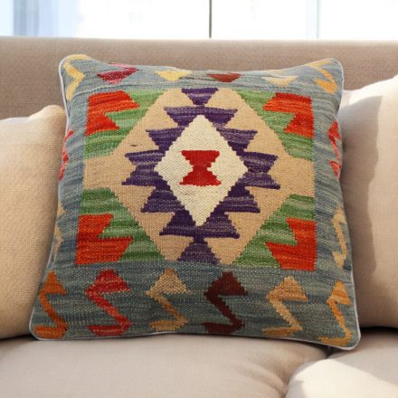 Vankúš Kilim 45x45 ručne tkaná obliečka na vankúš
