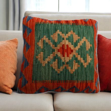 Ručne tkaný obliečka na vankúš Kilim 45x45 afganský dekoračný vankúš