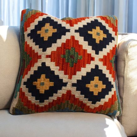 Dekoračný vankúš Kilim 45x45 ručne tkaný obliečka na vankúš
