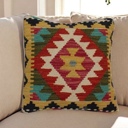 Ručne tkaná obliečka na vankúš 45x45 Kilimový dekoračný vankúš