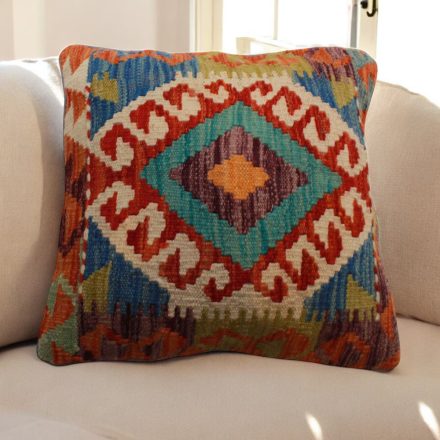 Vankúš Kilim 45x45 ručne tkaná obliečka na vankúš