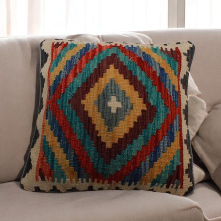 Ručne tkaný vankúš 45x45 Obliečka na vankúš Kilim
