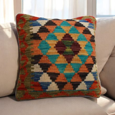 Vankúš Kilim 45x45 ručne tkaná obliečka na vankúš