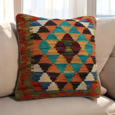 Vankúš Kilim 45x45 ručne tkaná obliečka na vankúš
