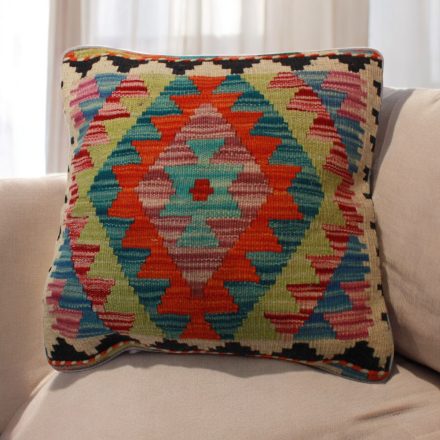 Ručne tkaný vankúš 45x45 Obliečka na vankúš Kilim