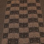 Elegantný dámsky a pánsky šál 215x105 hnedý s autentickým vzorom