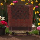 Elegantná šatka 215x105 fialovo-modrá tenká dámska šatka