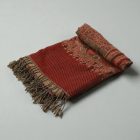 Dámska štóla bordová 215x105 elegantný dámsky šál na ramená