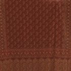 Elegantný dámsky šál 215x105 bordovo-béžový s autentickým vzorom